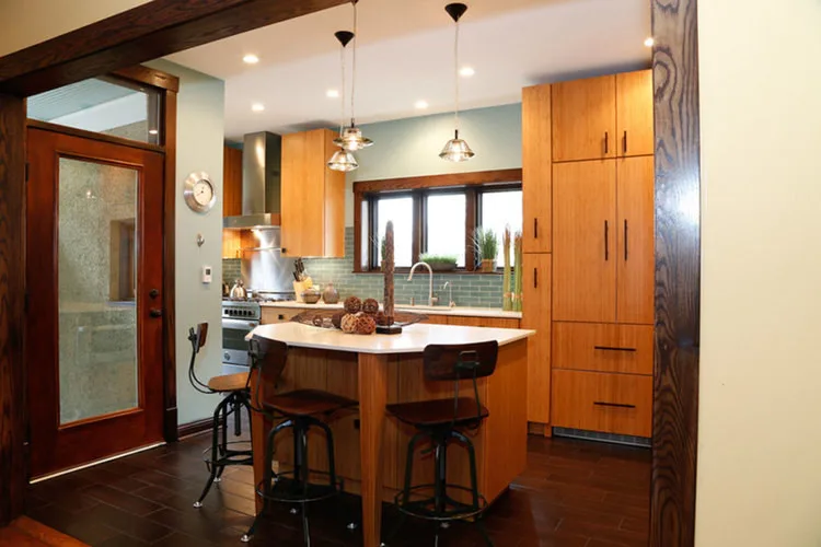 Modern Bamboo Kitchen in River Forest by Denise Hauser Design Co. - Photo 3