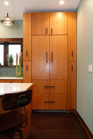Modern Bamboo Kitchen in River Forest by Denise Hauser Design Co. - Photo 4