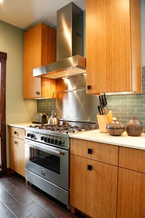 Modern Bamboo Kitchen in River Forest by Denise Hauser Design Co. - Photo 5