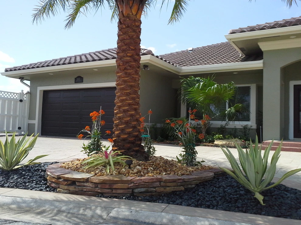 Stone Landscape Rock Border Walls by Broward Landscape, Inc. - Photo 25