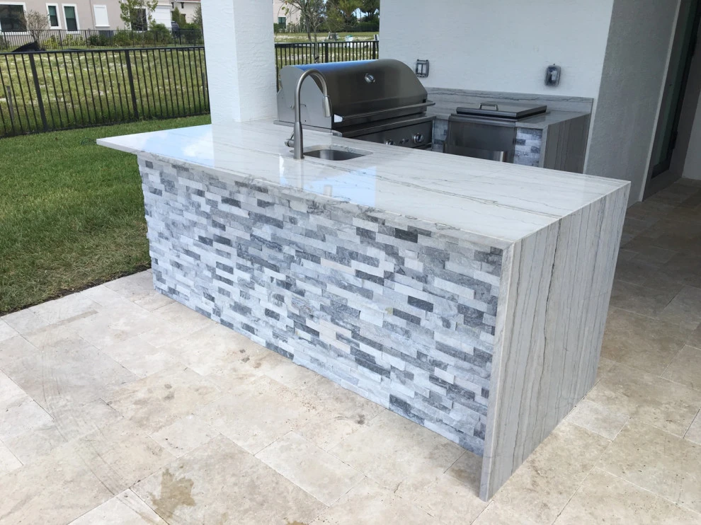 Modern Outdoor Kitchens & Bars by Broward Landscape, Inc. - Photo 6