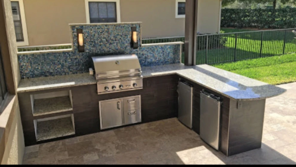 Modern Outdoor Kitchens & Bars by Broward Landscape, Inc. - Photo 3