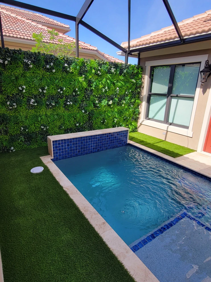 Plunge Pool Artificial Turf by Broward Landscape, Inc. - Photo 5