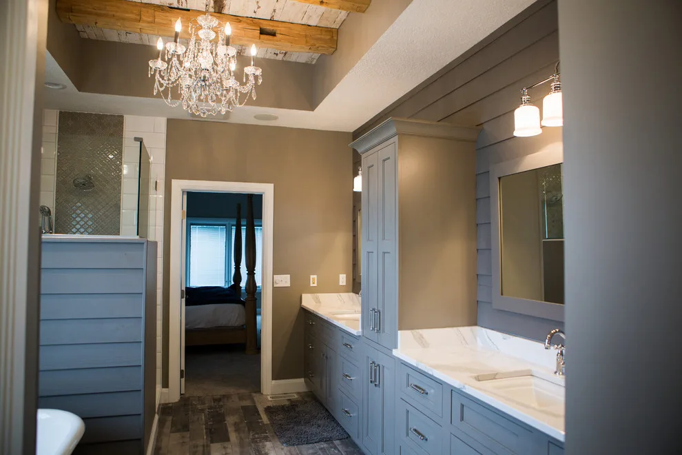 Transitional Rustic Bathroom by Great Kitchens & Baths - Photo 15