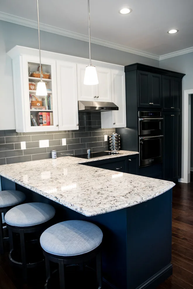 Blue Tones - Kitchen, Bathroom, and Living Room Makeover by Great Kitchens & Baths - Photo 5