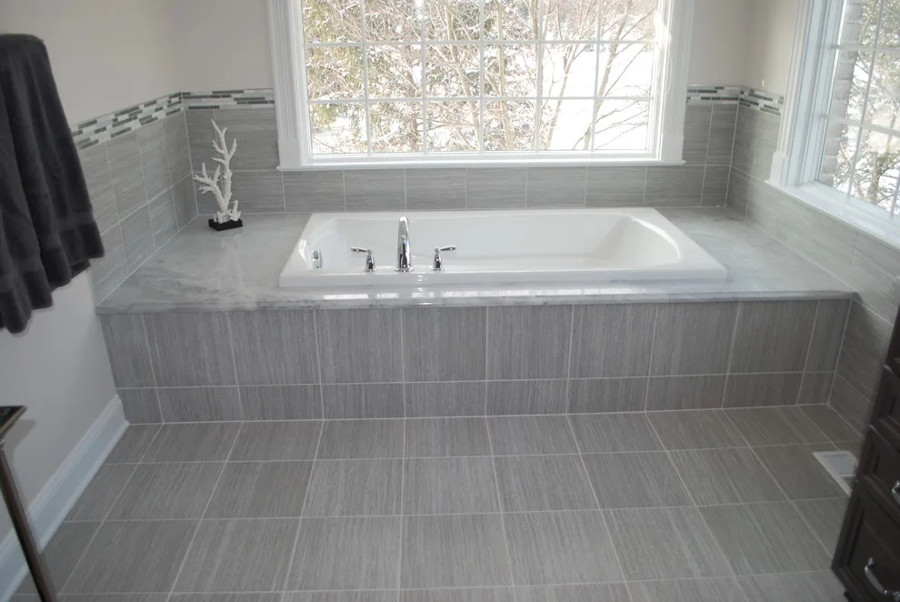 Aurora Gray Tones Master Bathroom by Kitchen And Bath Etc. - Photo 7