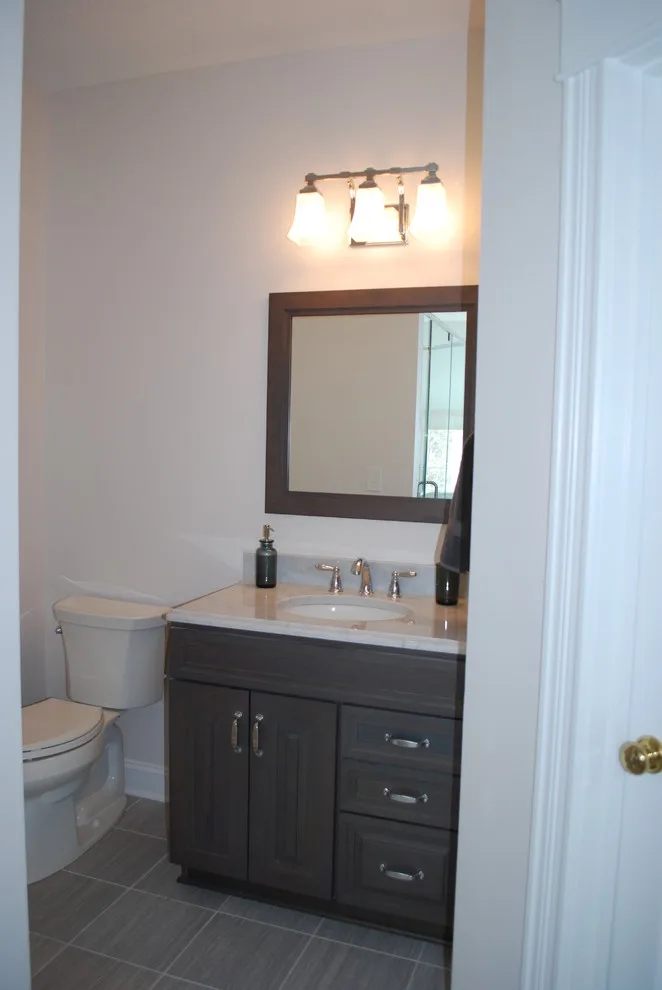 Aurora Gray Tones Master Bathroom by Kitchen And Bath Etc. - Photo 12