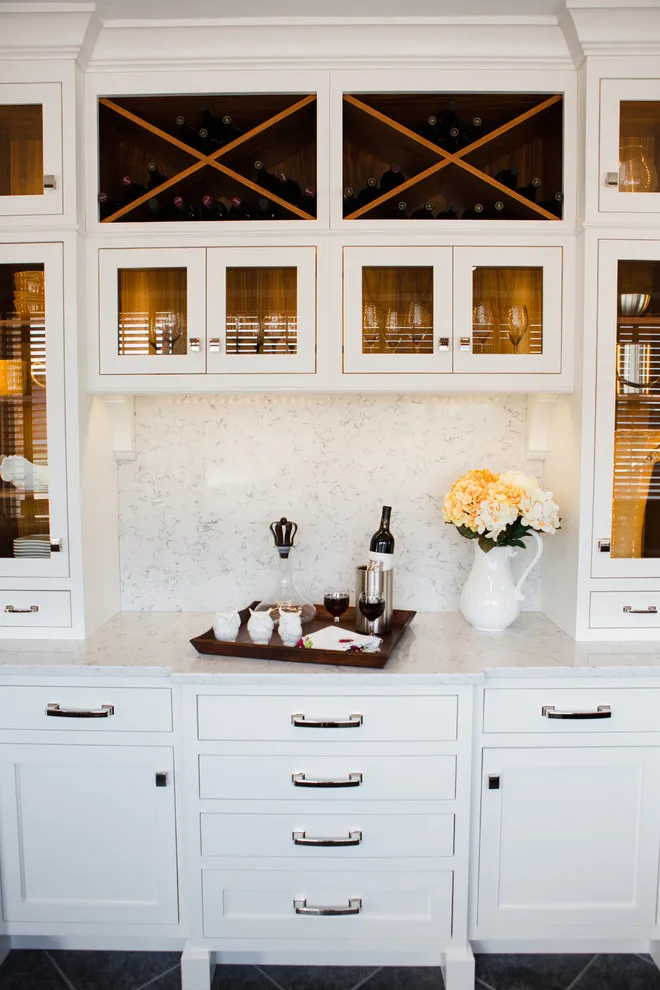 Walnut and White Bar Showcase by Stacey Kocevar Designs, LLC - Photo 2