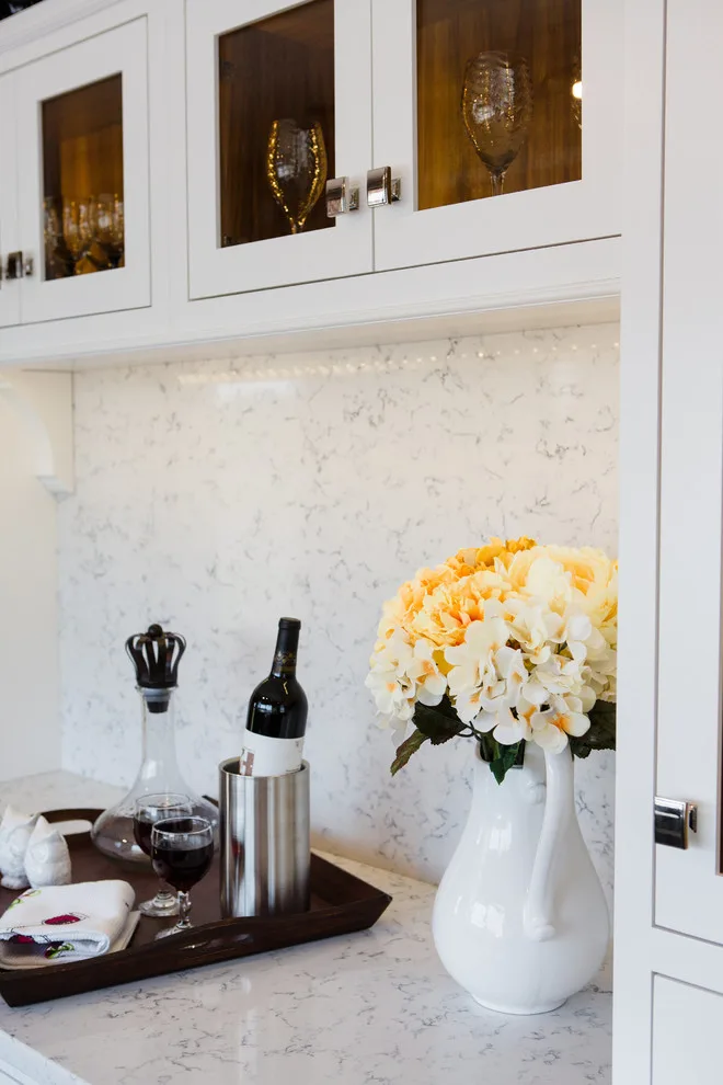 Walnut and White Bar Showcase by Stacey Kocevar Designs, LLC - Photo 4