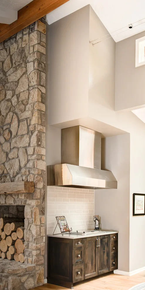 Inclined Ceiling Kitchen and Den by Adam Gibson Design - Photo 3