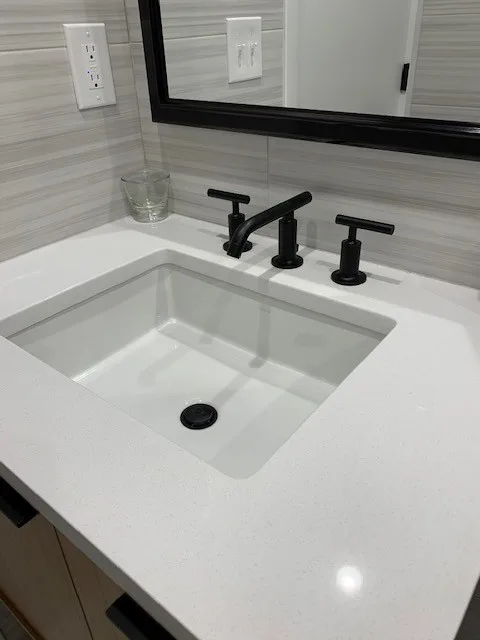Compact Modern Complete Bathroom by Lifestyle Kitchen & Bath Design, LLC - Photo 11