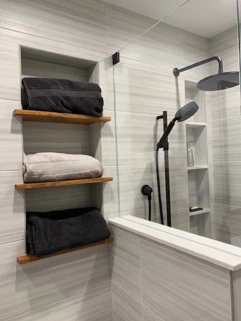 Compact Modern Complete Bathroom by Lifestyle Kitchen & Bath Design, LLC - Photo 4