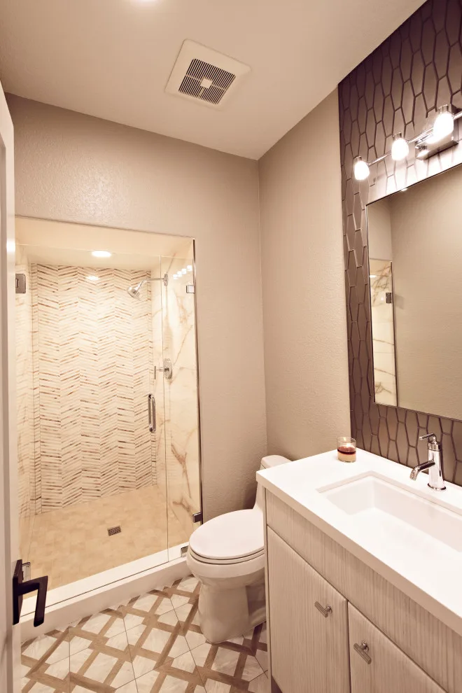 Elegant Guest Bathroom by La Costa Cabinets & Design - Photo 2