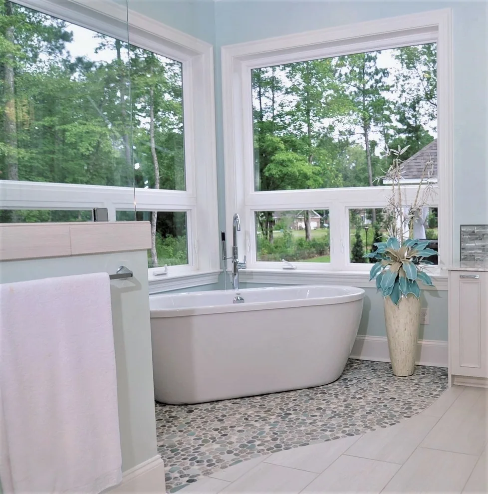 Serene Spa-Inspired Master Bathroom by Margaret Volney Designs, LLC - Photo 20