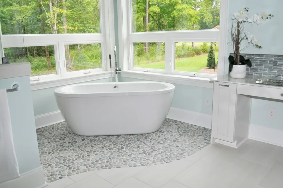 Serene Spa-Inspired Master Bathroom by Margaret Volney Designs, LLC - Photo 7