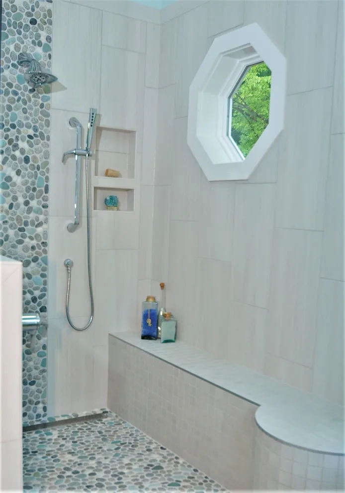 Serene Spa-Inspired Master Bathroom by Margaret Volney Designs, LLC - Photo 17