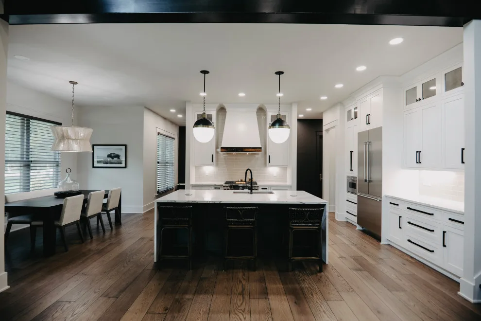 Spacious Open Kitchen and Dining Area by Corvin's Floor Coverings & Cabinetry - Photo 6