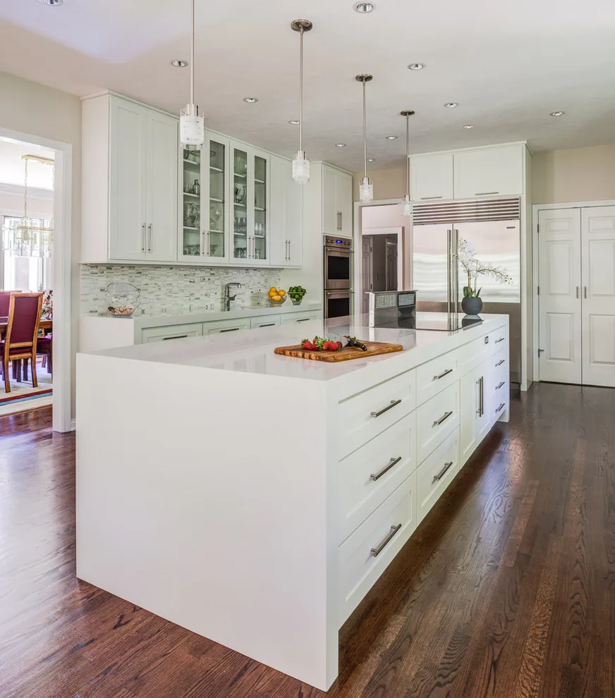 Contemporary White Kitchen by Adam Gibson Design - Photo 6