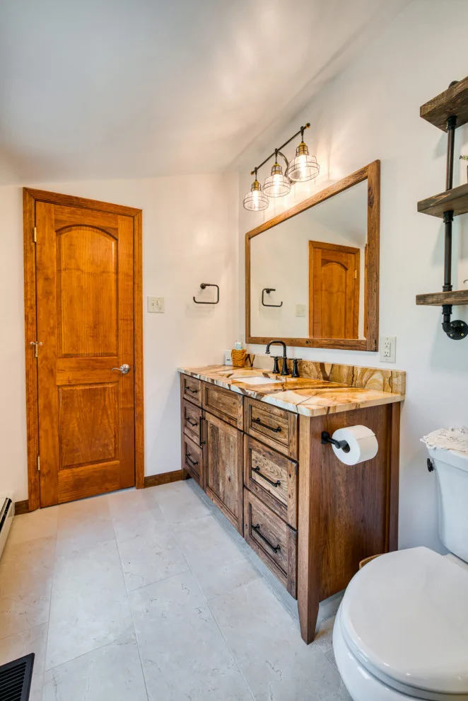 Elegant Stone Walk-In Shower by Excel Remodeling - Photo 2