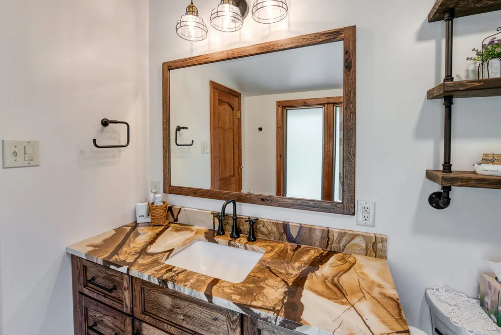 Elegant Stone Walk-In Shower by Excel Remodeling - Photo 6