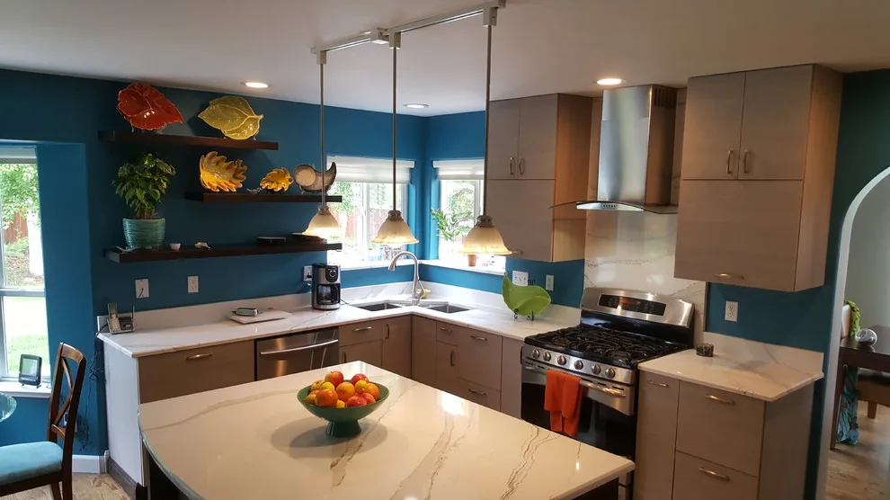 Modern Two-Tone Kitchen with Optimal Space Utilization and Highlight Features by Jamie Tamanaha With Florcraft Carpet One - Photo 14