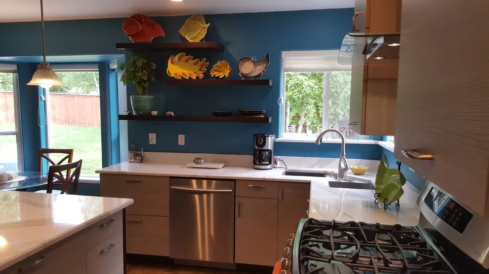 Modern Two-Tone Kitchen with Optimal Space Utilization and Highlight Features by Jamie Tamanaha With Florcraft Carpet One - Photo 10
