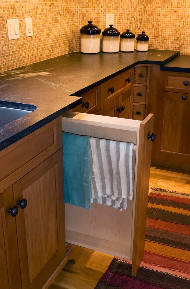 Transitional Kitchen with Timber Frame Design by Designs For Living By Wendy, LLC - Photo 5