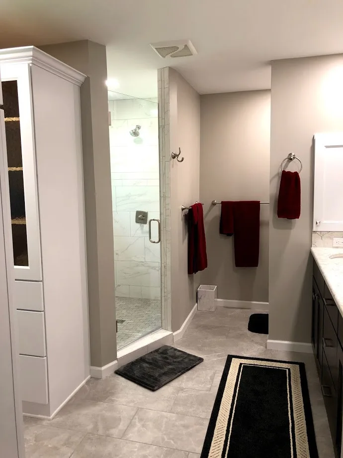 Monochrome - Winchester - Main Bath by Designs By Karen - Photo 11