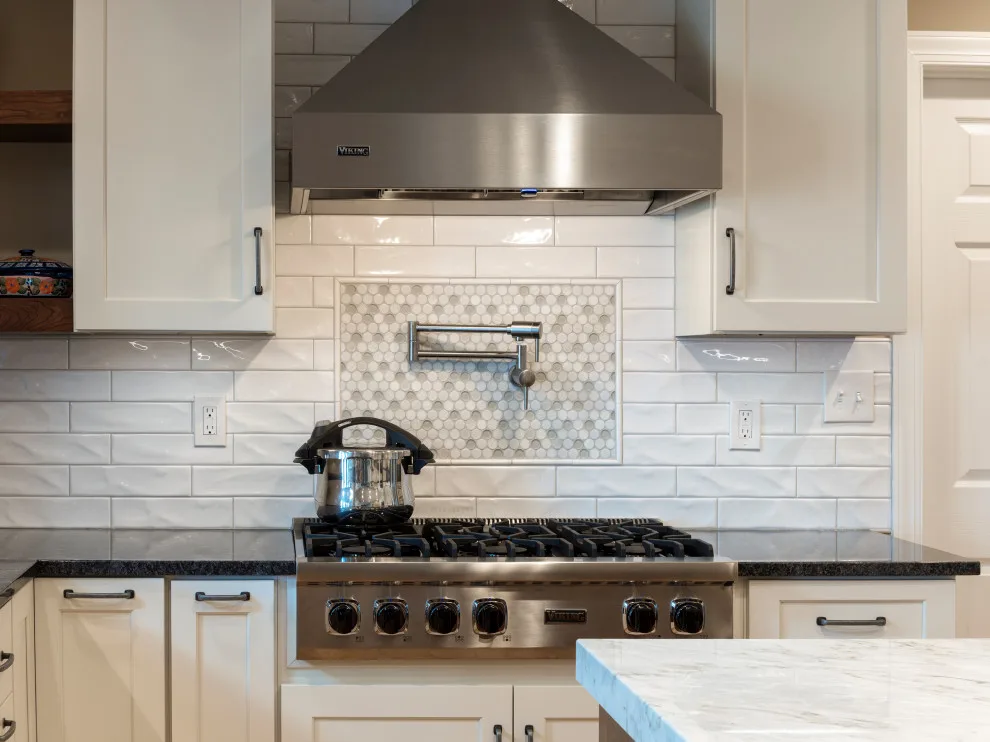 Transitional White Kitchen Featuring a Bar by Gabriela Matuchova, CKBD / HAUS 2690 DSGN - Photo 24