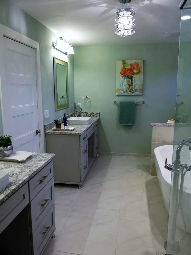 Eastborough Transitional Bathroom by Kitchens Wow, Inc. - Photo 4