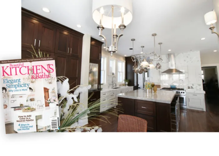 Transitional Open Plan Kitchen in Historical Oak Park by Denise Hauser Design Co. - Photo 2