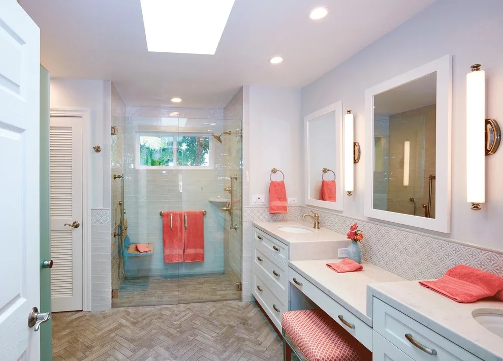 Inviting and Elegant Master Bathroom in Carlsbad by Lori Ramsay Design - Photo 2