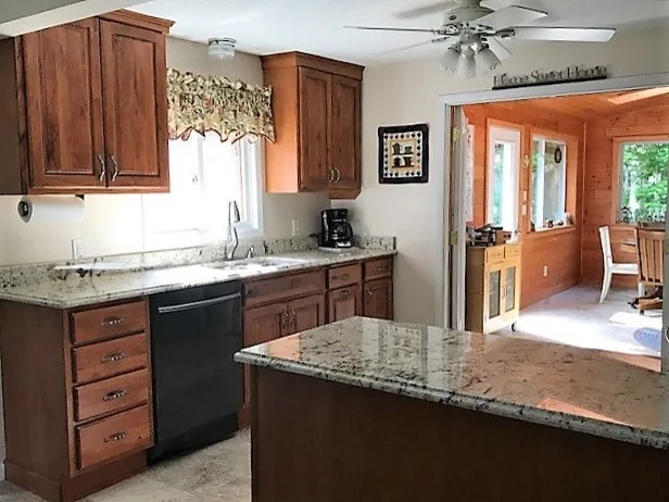 Cozy Rustic Beech Kitchen by Eagle River Cabinets - Photo 3