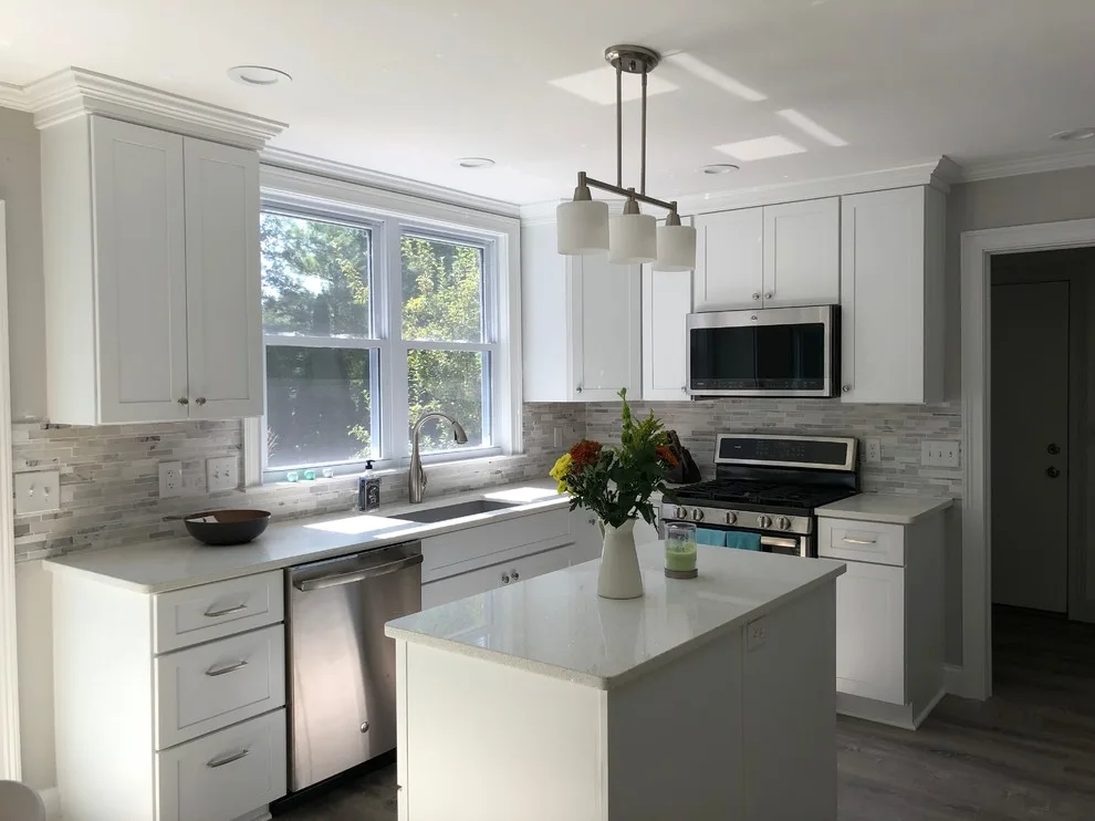 Westbury White Kitchen Renovation with Transitional Style by Designs By Karen - Photo 6