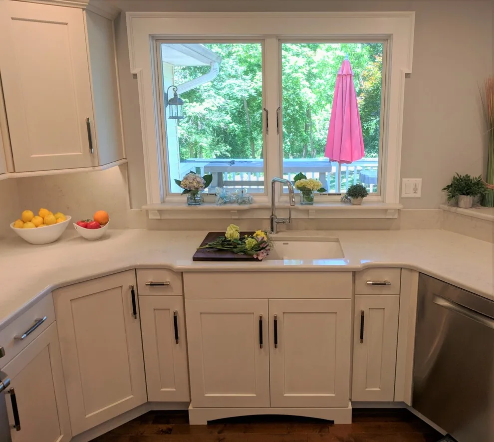 Dillsburg, PA Kitchen Renovation: White & Bright by Stacey Kocevar Designs, LLC - Photo 7