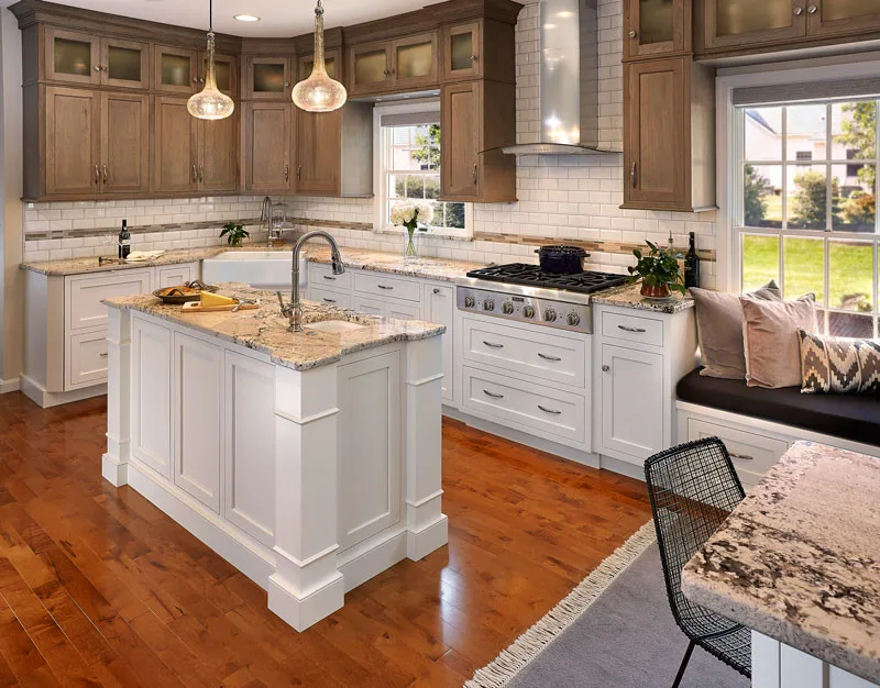 Harrisburg, PA White and Wood Transitional Kitchen by Stacey Kocevar Designs, LLC - Photo 7
