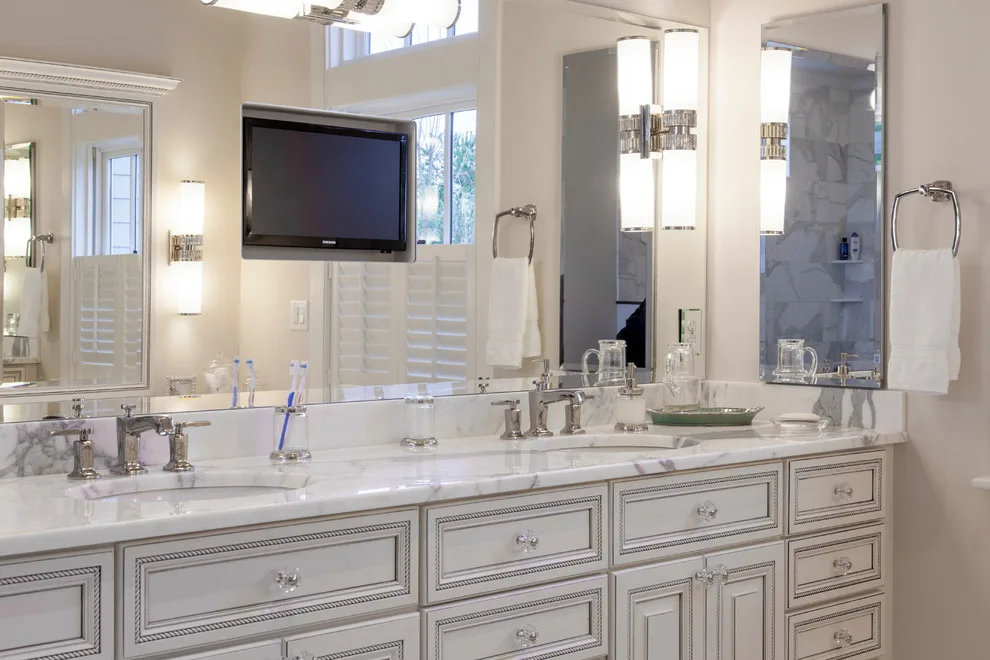 Nantucket White Primary Bathroom by Chris Van Genechten - Kitchen & Bath Design - Photo 2