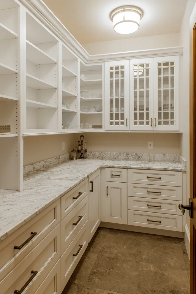Chesapeake White Pantry and Laundry Area by Chris Van Genechten - Kitchen & Bath Design - Photo 2