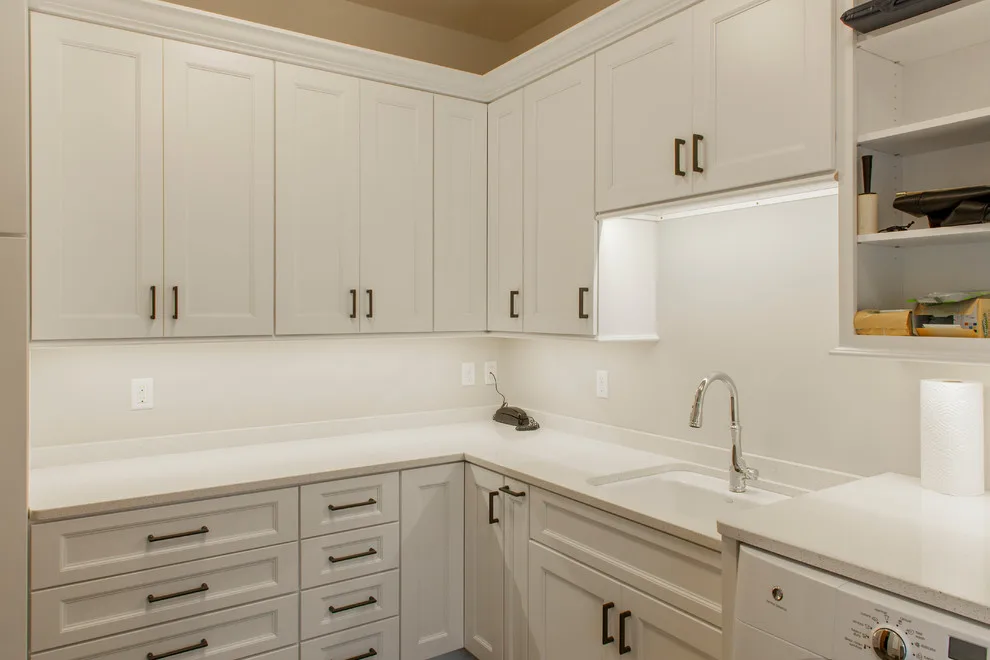 Chesapeake White Pantry and Laundry Area by Chris Van Genechten - Kitchen & Bath Design - Photo 3