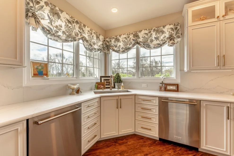 Newtown, PA White Shaker Kitchen Renovation by Weiler's Kitchen And Bath Design Center - Photo 4