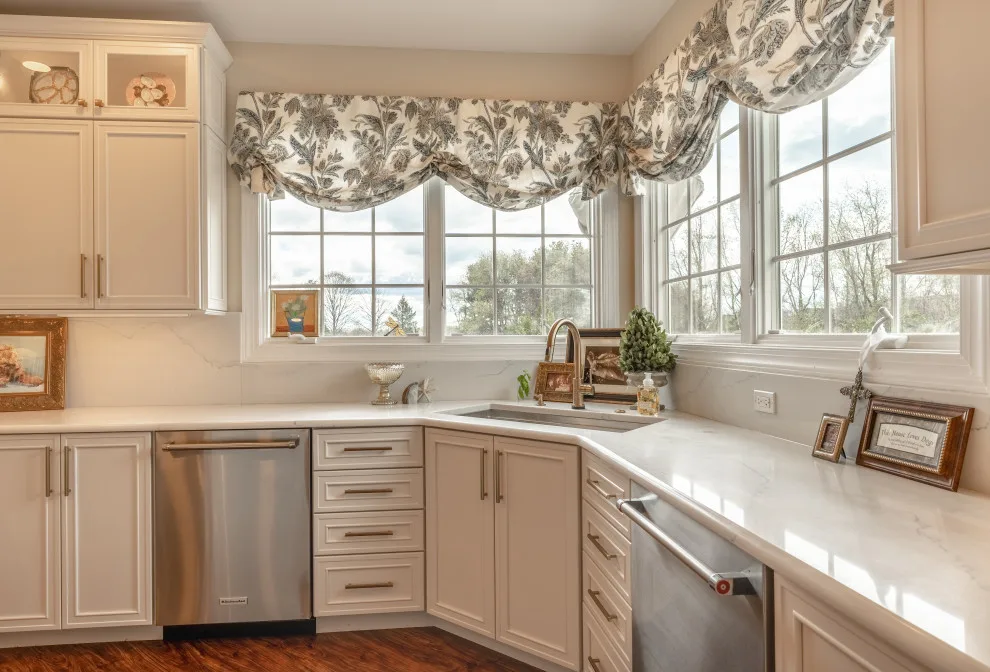 Newtown, PA White Shaker Kitchen Renovation by Weiler's Kitchen And Bath Design Center - Photo 5