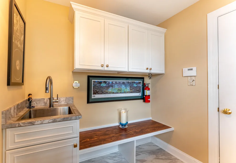Newtown, PA White Shaker Kitchen Renovation by Weiler's Kitchen And Bath Design Center - Photo 14