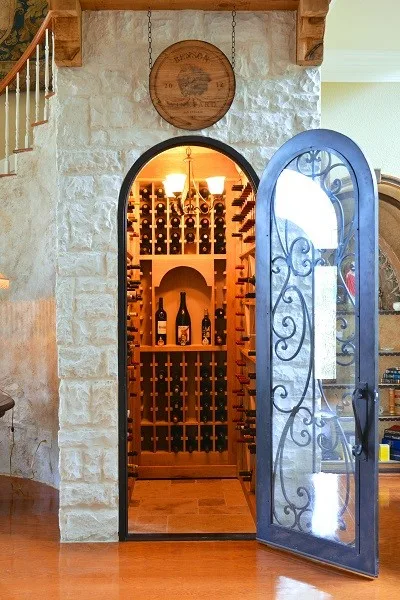 Beneath-Stairs Wine Cellar by Dianne Clay Interiors - Photo 4