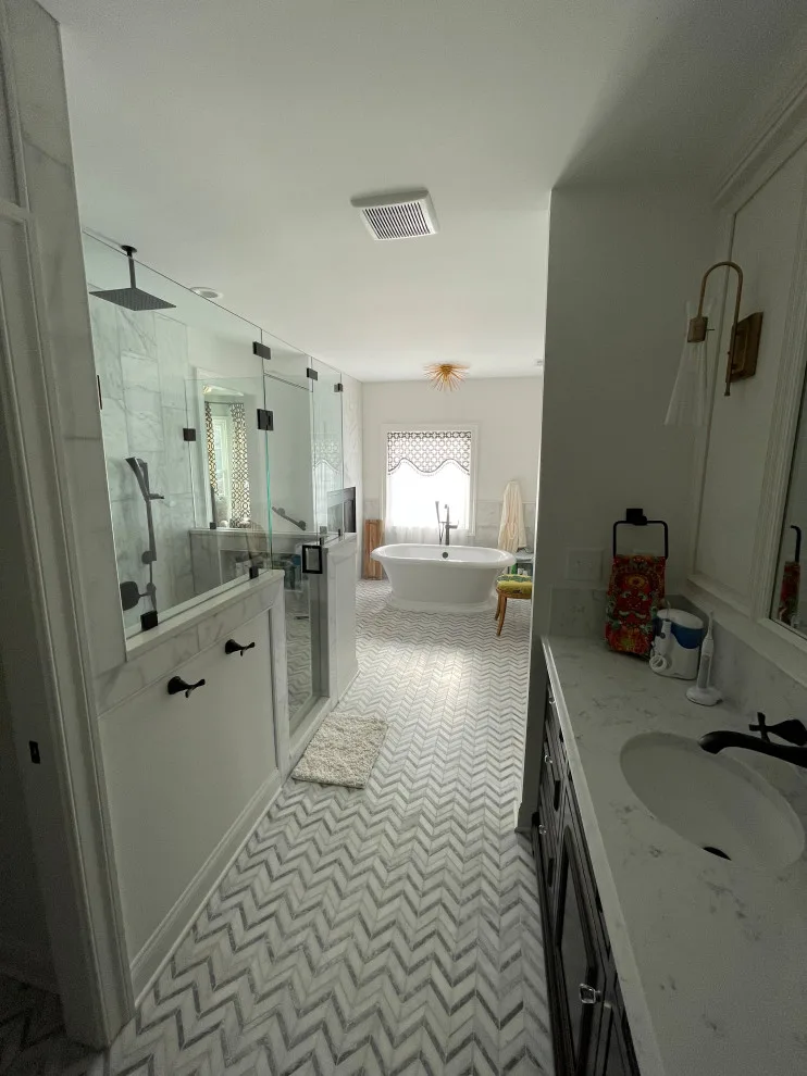 Yorktown Master Bathroom and Closet Renovation by KDI Cabinetry - Photo 18