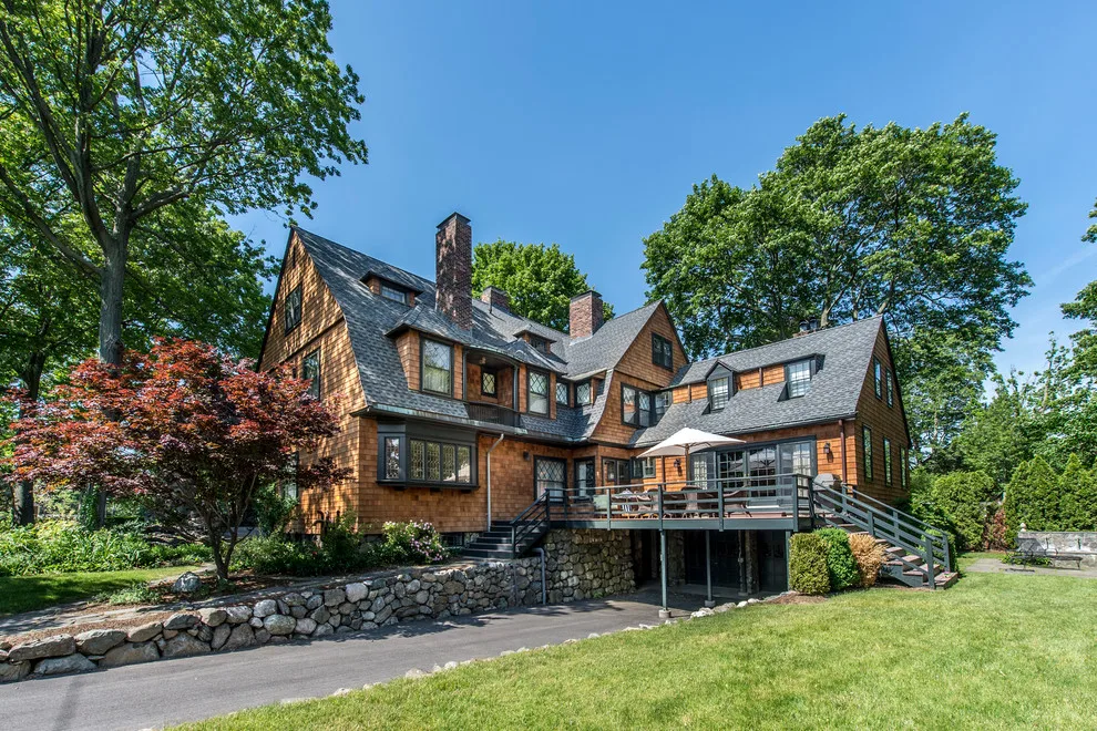 Chestnut Hill, MA Western Red Cedar Shingle Project by United Home Experts - Photo 2