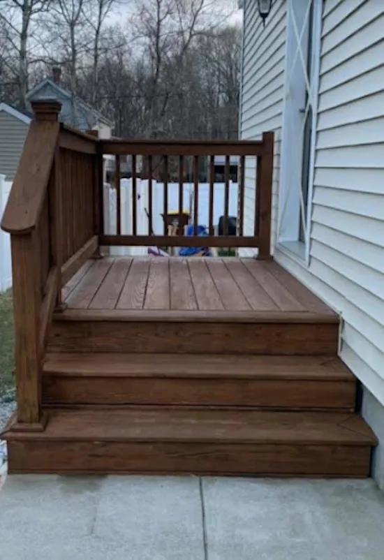 Deck Cleaning and Staining Project (Assad Home) by Rainbow Painting Pro - Photo 2