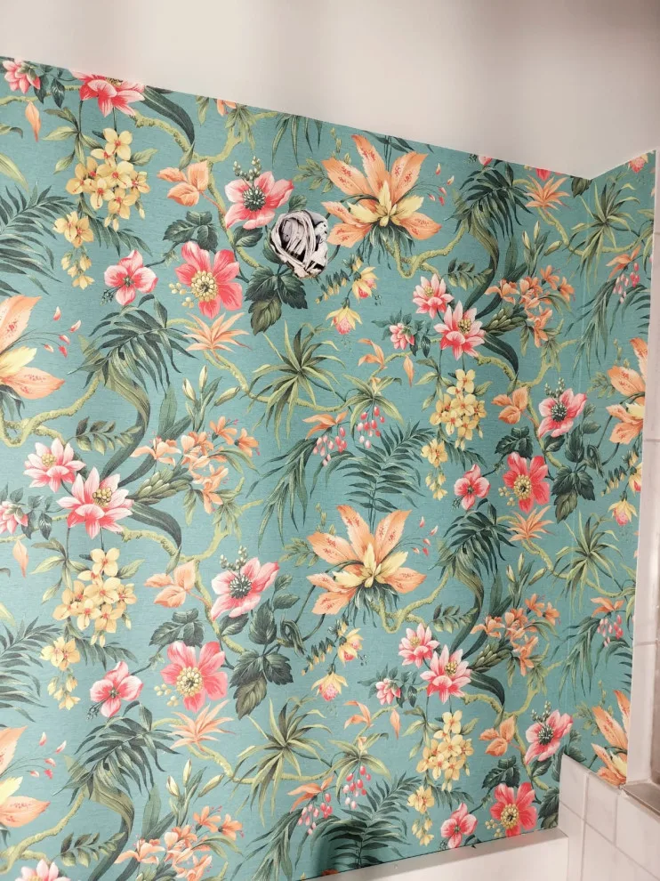 JFDecor LLC. Bathroom Wallpaper Installation by "Graham & Brown" by JF Decor | Wallpaper Installation - Photo 10