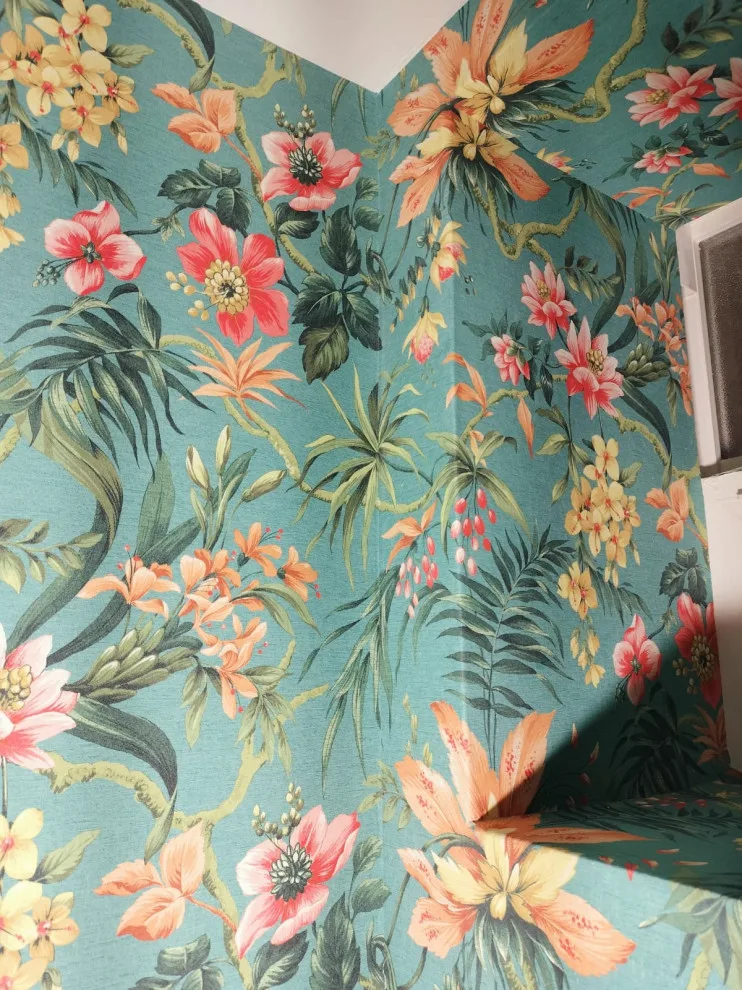 JFDecor LLC. Bathroom Wallpaper Installation by "Graham & Brown" by JF Decor | Wallpaper Installation - Photo 7