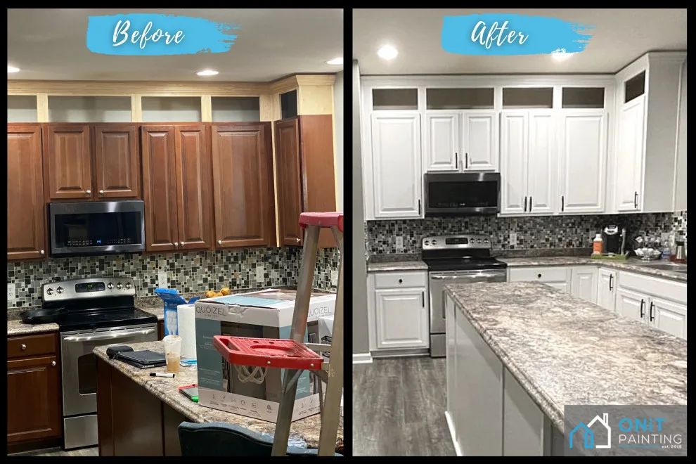 Brownsburg, IN Kitchen Cabinet Refinishing by ONiT Painting - Photo 3