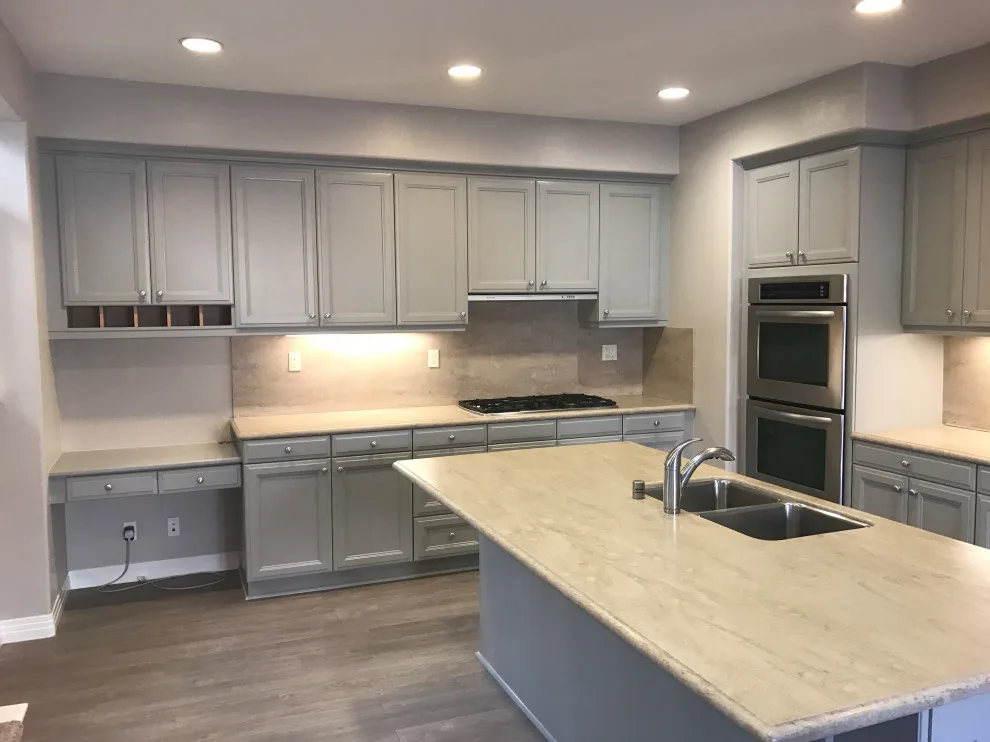 Cabinet Refinishing in the Kitchen by S-Team Painting - Photo 3